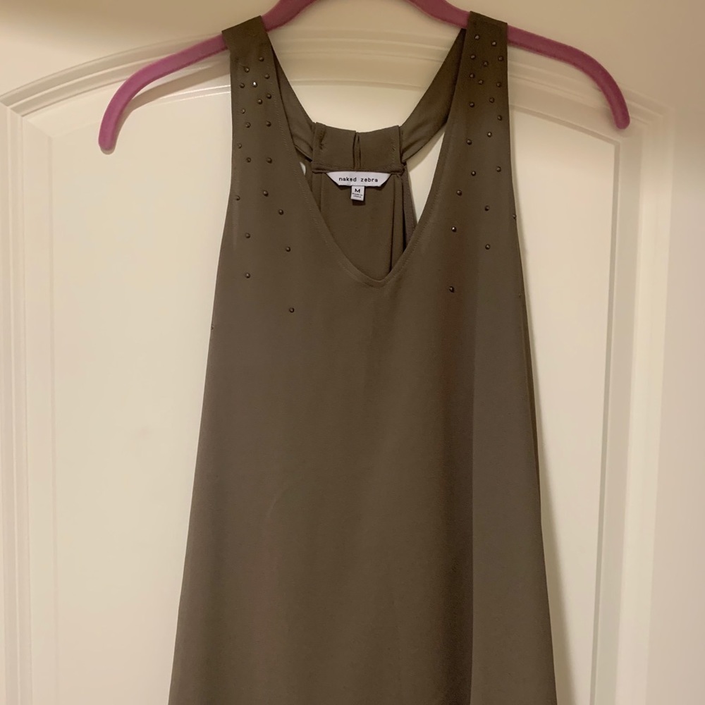 Naked Zebra sleeveless top